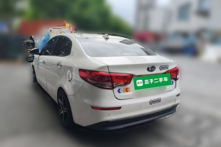 Used Kia K2 2015 Sedan 1.4L MT GLS Rear Left 45 Deg