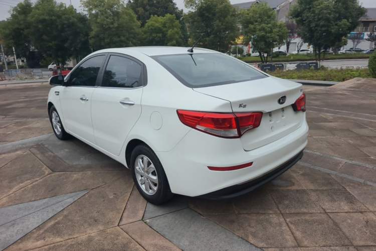 Used Kia K2 2015 Sedan 1.4L Automatic GLS Rear Left 45 Deg