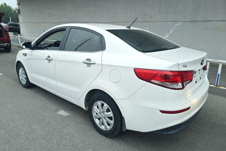Used Kia K2 2015 Sedan 1.4L MT GLS Rear Left 45 Deg