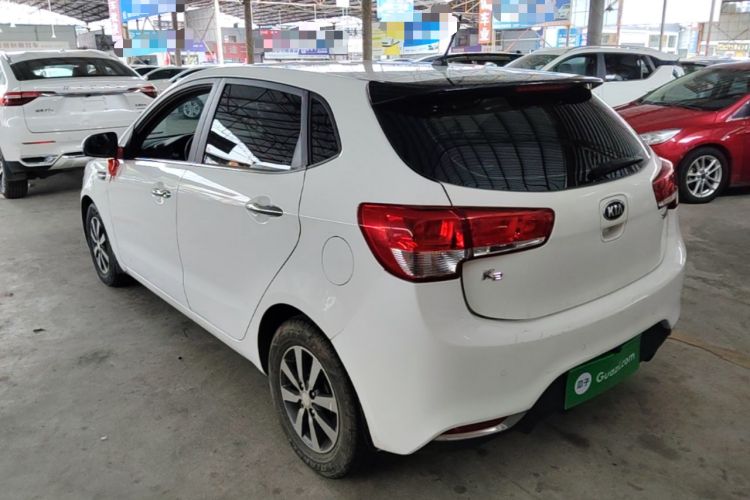 Used Kia K2 2015 Hatchback 1.4L AT GLS Cool Edition Rear Left 45 Deg