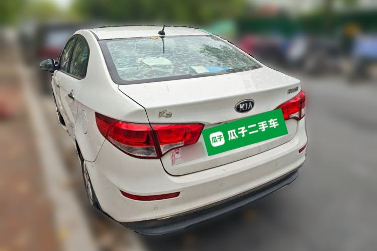 Used Kia K2 2015 Sedan 1.4L Automatic GLS Rear Left 45 Deg