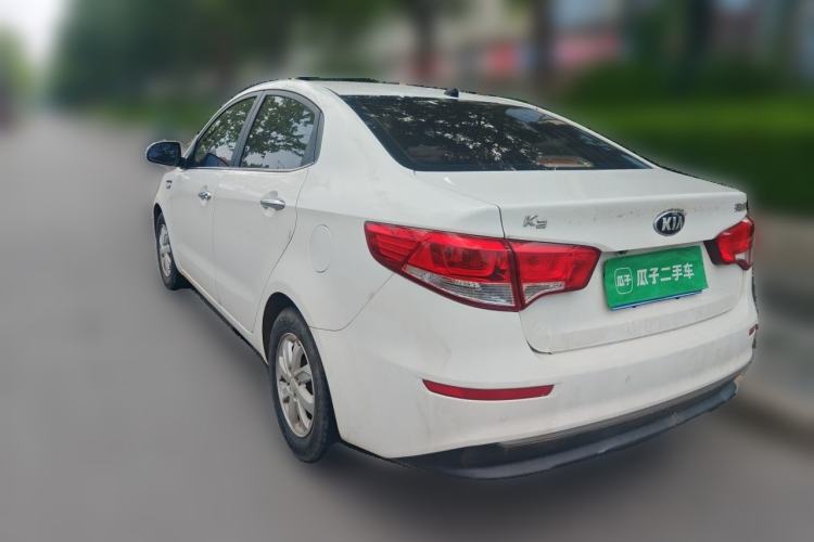 Used Kia K2 2015 Sedan 1.4L MT GLS Rear Left 45 Deg