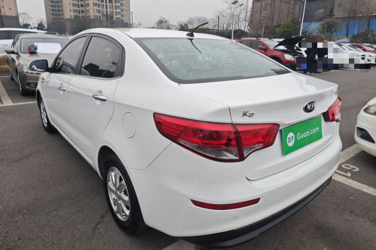 Used Kia K2 2015 Sedan 1.4L Automatic GLS Rear Left 45 Deg