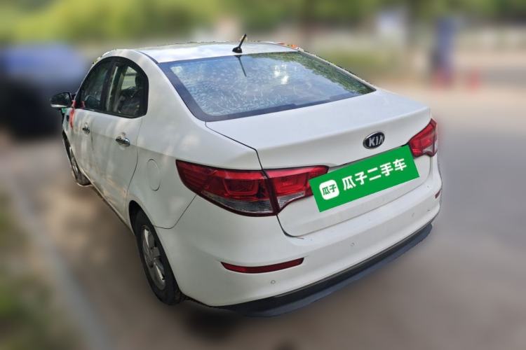 Used Kia K2 2015 Sedan 1.4L MT TOP Rear Left 45 Deg