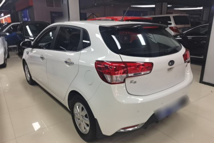 Used Kia K2 2015 Hatchback 1.4L AT GLS Cool Edition Rear Left 45 Deg