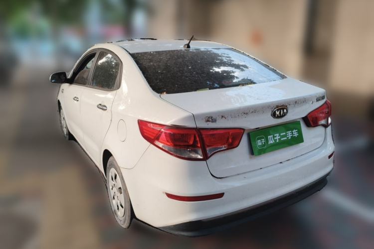 Used Kia K2 2015 Sedan 1.4L Automatic Top-Trim Rear Left 45 Deg