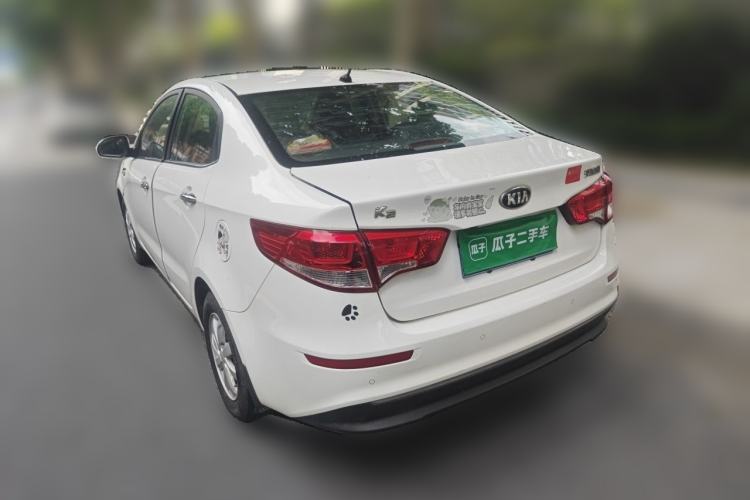 Used Kia K2 2015 Sedan 1.4L MT GLS Rear Left 45 Deg