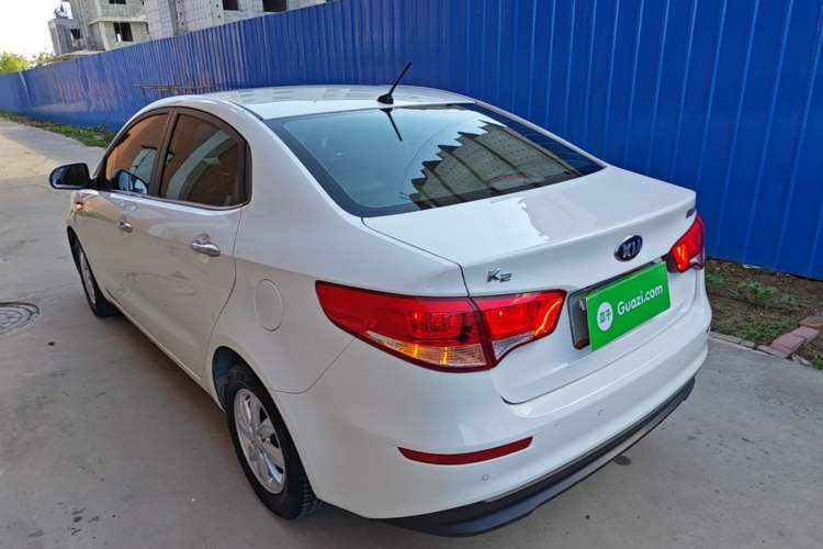 Used Kia K2 2015 Sedan 1.4L Automatic GLS Rear Left 45 Deg
