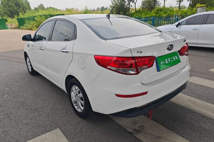 Used Kia K2 2015 Sedan 1.4L Automatic GLS Rear Left 45 Deg