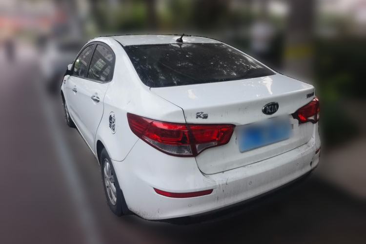 Used Kia K2 2015 Sedan 1.4L MT GLS Rear Left 45 Deg