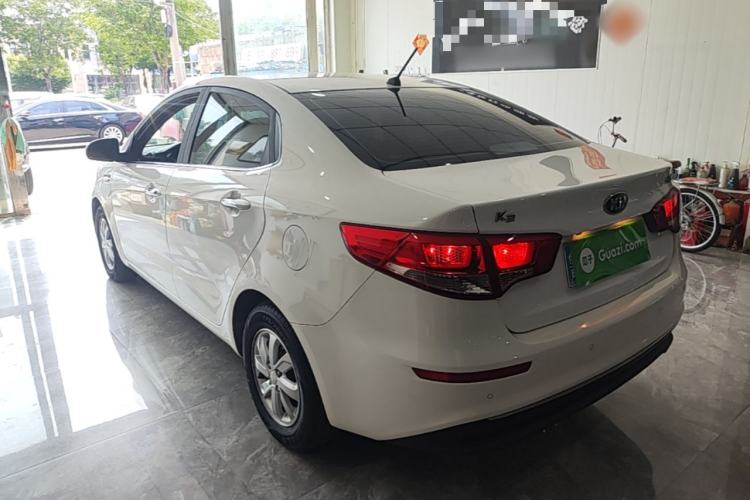 Used Kia K2 2015 Sedan 1.4L Automatic GLS Rear Left 45 Deg