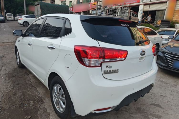 Used Kia K2 2015 Hatchback 1.4L MT GLS Cool Edition Rear Left 45 Deg