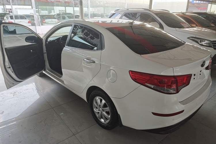 Used Kia K2 2015 Sedan 1.4L Automatic GLS Rear Left 45 Deg