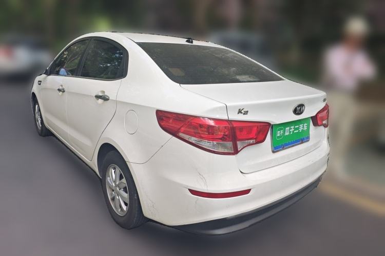 Used Kia K2 2015 Sedan 1.4L MT GLS Rear Left 45 Deg