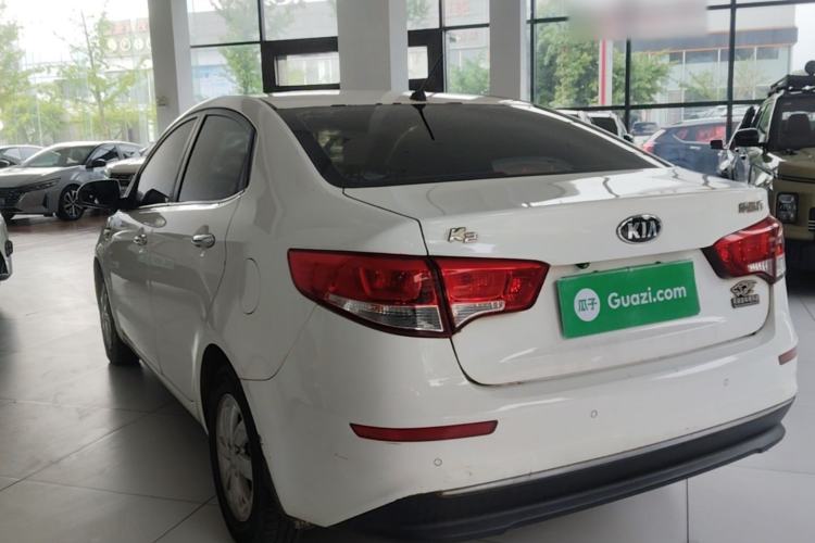 Used Kia K2 2015 Sedan 1.4L MT GLS Rear Left 45 Deg