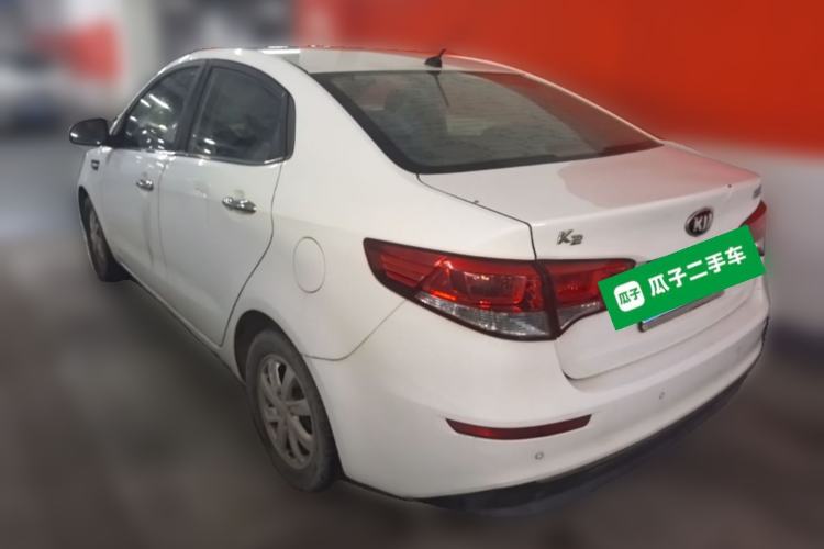 Used Kia K2 2015 Sedan 1.4L MT GLS Rear Left 45 Deg