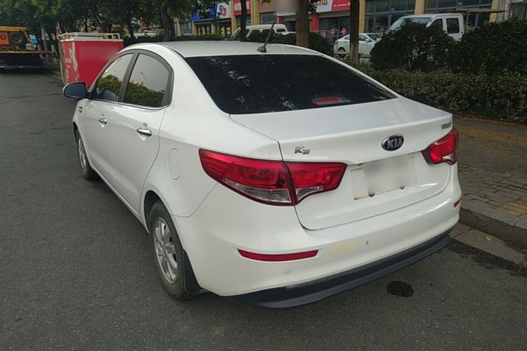 Used Kia K2 2015 Sedan 1.4L MT GLS Rear Left 45 Deg
