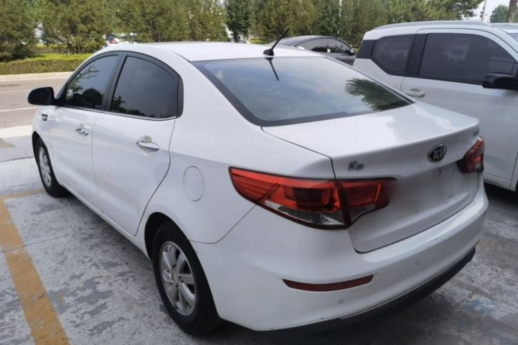 Used Kia K2 2015 Sedan 1.4L MT GLS Rear Left 45 Deg