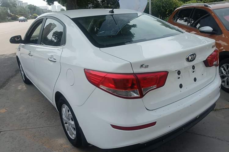 Used Kia K2 2015 Sedan 1.4L MT GLS Rear Left 45 Deg