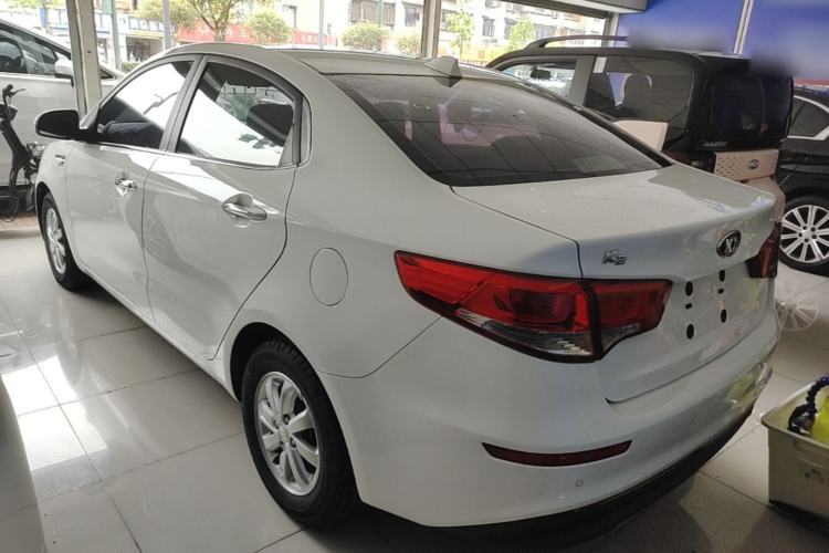 Used Kia K2 2015 Sedan 1.4L Automatic GLS Rear Left 45 Deg