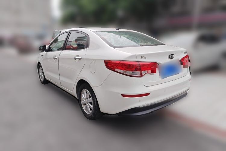 Used Kia K2 2015 Sedan 1.4L MT GLS Rear Left 45 Deg