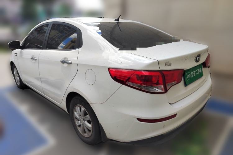 Used Kia K2 2015 Sedan 1.4L MT GLS Rear Left 45 Deg