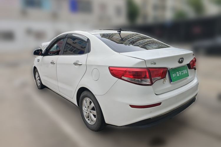 Used Kia K2 2015 Sedan 1.4L MT GLS Rear Left 45 Deg