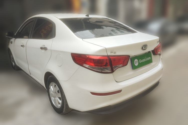 Used Kia K2 2015 Sedan 1.4L Automatic GLS Rear Left 45 Deg