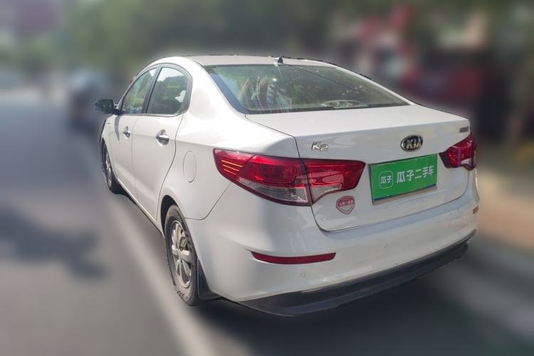 Used Kia K2 2015 Sedan 1.4L MT GLS Rear Left 45 Deg
