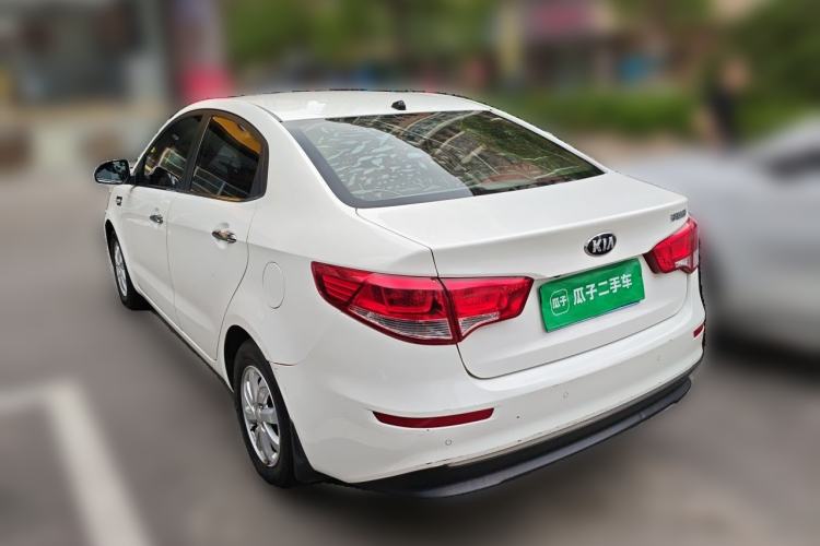 Used Kia K2 2015 Sedan 1.4L MT GLS Rear Left 45 Deg