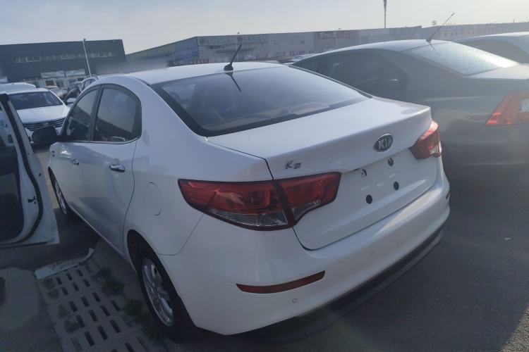 Used Kia K2 2015 Sedan 1.4L MT GLS Rear Left 45 Deg