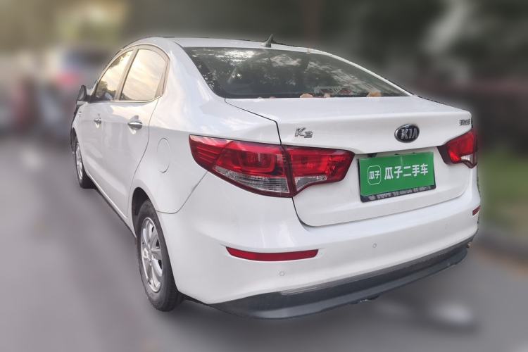 Used Kia K2 2015 Sedan 1.4L MT GLS Rear Left 45 Deg
