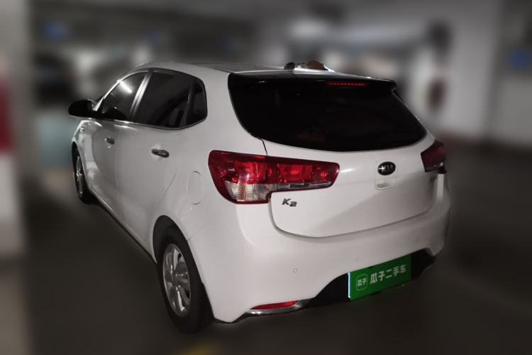 Used Kia K2 2015 Hatchback 1.4L AT GLS Cool Edition Rear Left 45 Deg