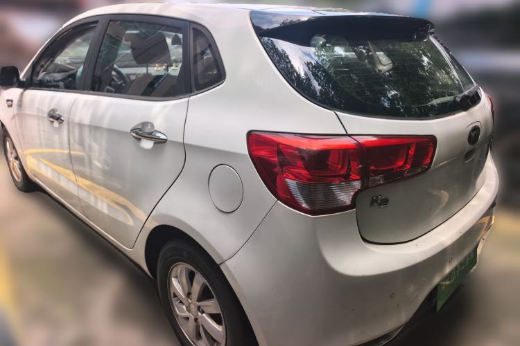 Used Kia K2 2015 Hatchback 1.4L AT GLS Cool Edition Rear Left 45 Deg