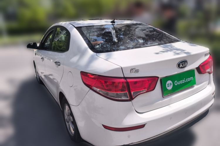 Used Kia K2 2015 Sedan 1.4L MT TOP Rear Left 45 Deg