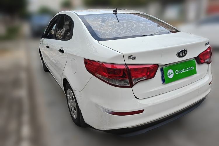 Used Kia K2 2015 Sedan 1.4L Automatic GLS Rear Left 45 Deg