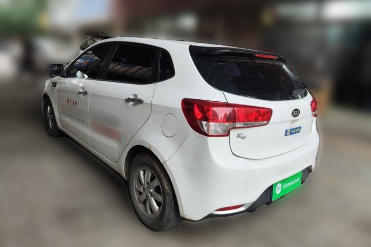 Used Kia K2 2015 Hatchback 1.4L MT GLS Cool Edition Rear Left 45 Deg