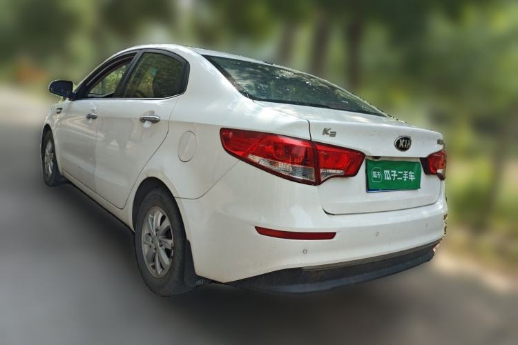 Used Kia K2 2015 Sedan 1.4L MT GLS Rear Left 45 Deg
