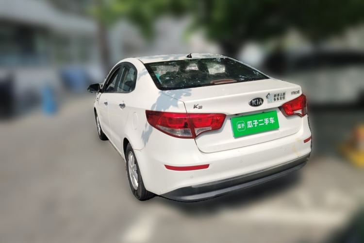 Used Kia K2 2015 Sedan 1.4L MT GLS Rear Left 45 Deg