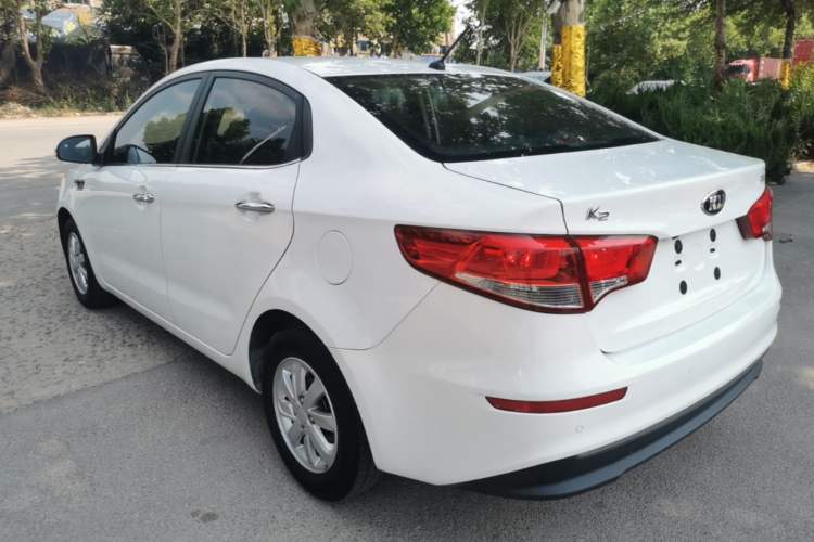 Used Kia K2 2015 Sedan 1.4L MT TOP Rear Left 45 Deg