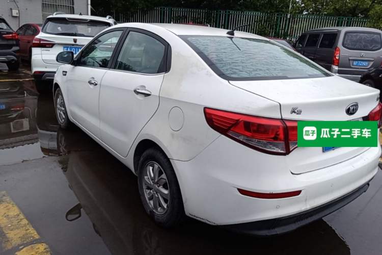 Used Kia K2 2015 Sedan 1.4L MT GLS Rear Left 45 Deg