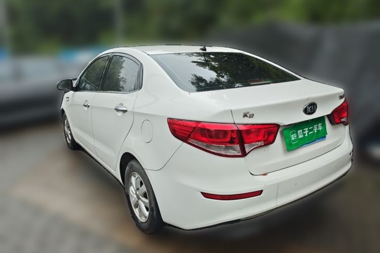 Used Kia K2 2015 Sedan 1.4L Automatic GLS Rear Left 45 Deg