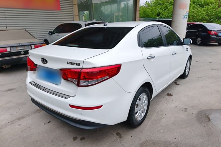 Used Kia K2 2015 Sedan 1.4L MT GLS Rear Right 45 Deg