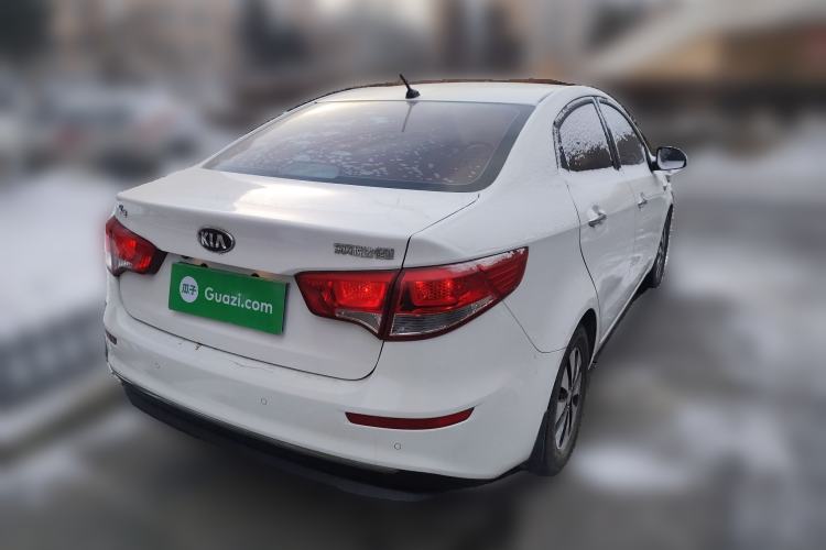Used Kia K2 2015 Sedan 1.4L MT GLS Rear Right 45 Deg