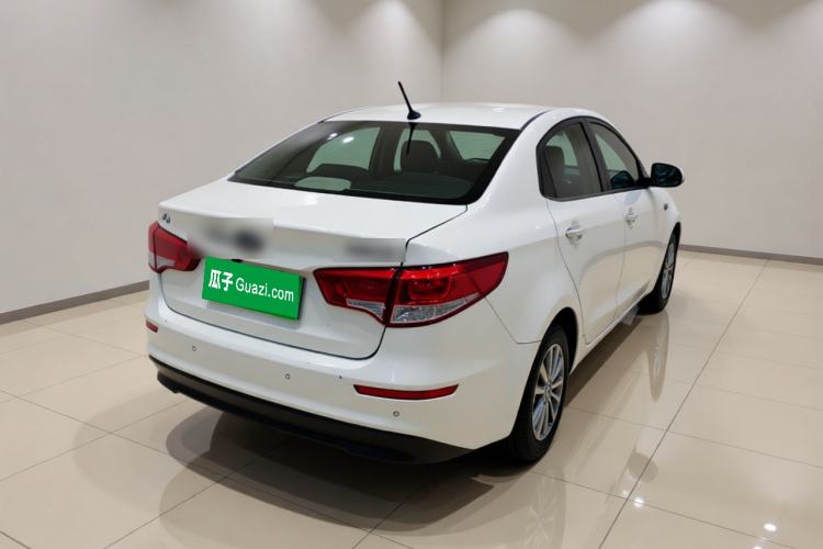 Used Kia K2 2015 Sedan 1.4L MT GLS Rear Right 45 Deg