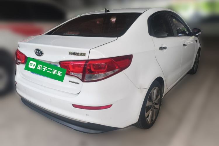 Used Kia K2 2015 Sedan 1.6L Automatic Transmission Premium Rear Right 45 Deg