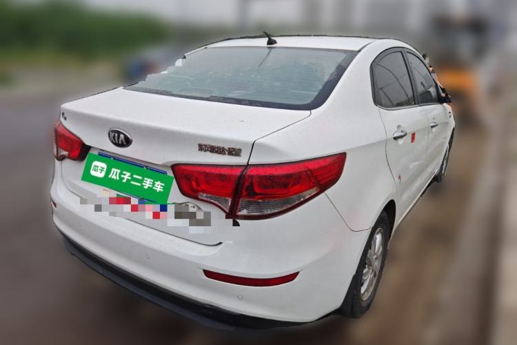 Used Kia K2 2015 Sedan 1.4L MT GLS Rear Right 45 Deg