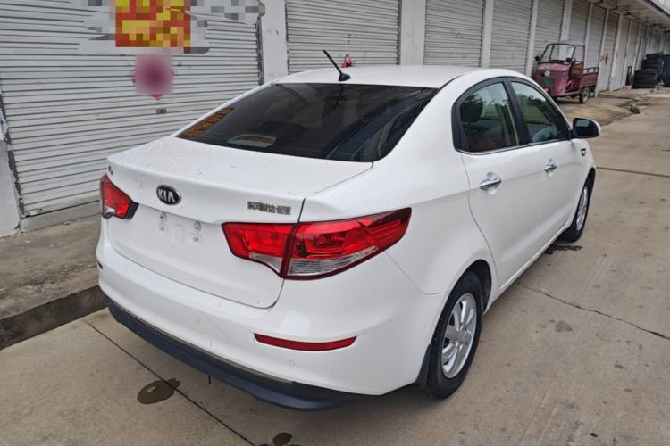 Used Kia K2 2015 Sedan 1.4L MT GLS Rear Right 45 Deg