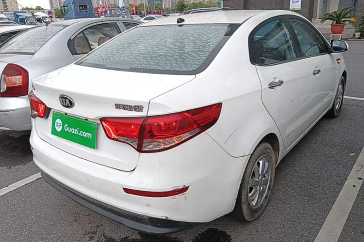 Used Kia K2 2015 Sedan 1.4L MT GLS Rear Right 45 Deg
