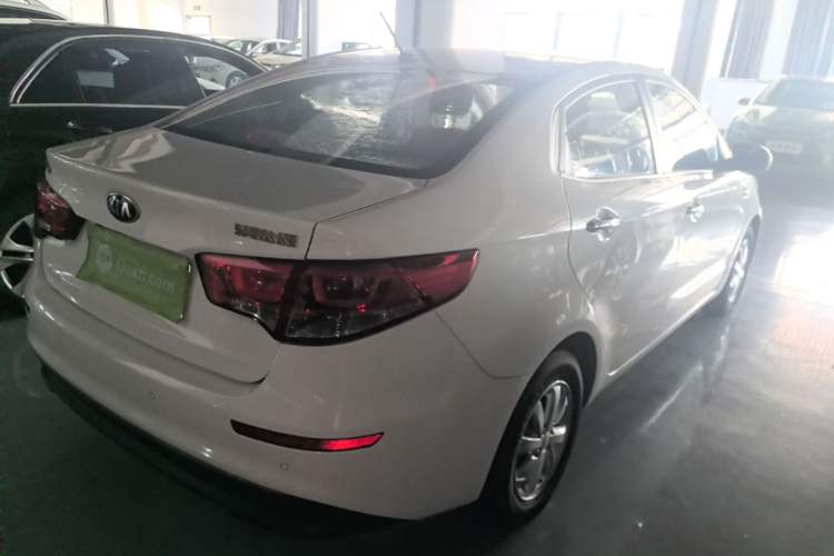 Used Kia K2 2015 Sedan 1.4L MT GLS Rear Right 45 Deg